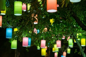 Lanterns provide a diverse outdoor lighting option, as they come in a variety of colors, shapes, sizes, and materials to create a beautifully unique appeal.