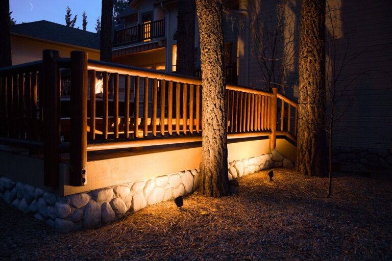 aqua-bright outdoor LED lighting winter